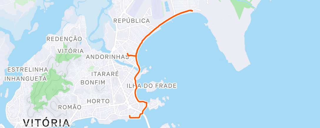 Map of the activity, Afternoon Ride