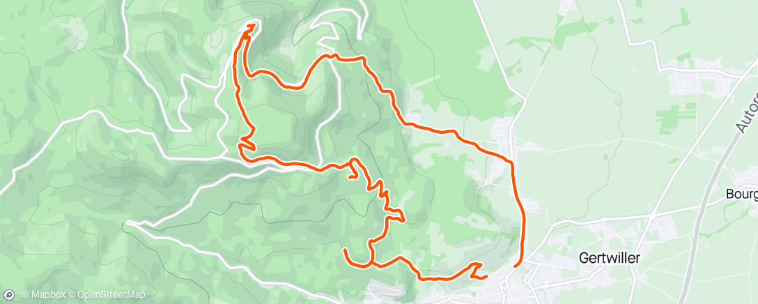 Map of the activity, Reco Trail des Celtes (UTMB World Series)
