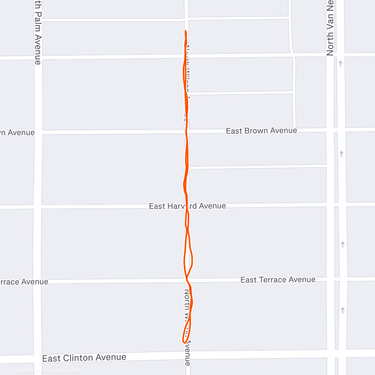 Карта физической активности (No Time to Ride Walk)