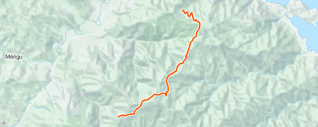 Map of the activity, Zwift - 2x20 FTP Intervals in France