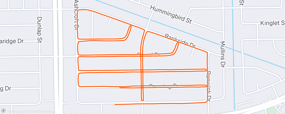 Map of the activity, Morning Walk