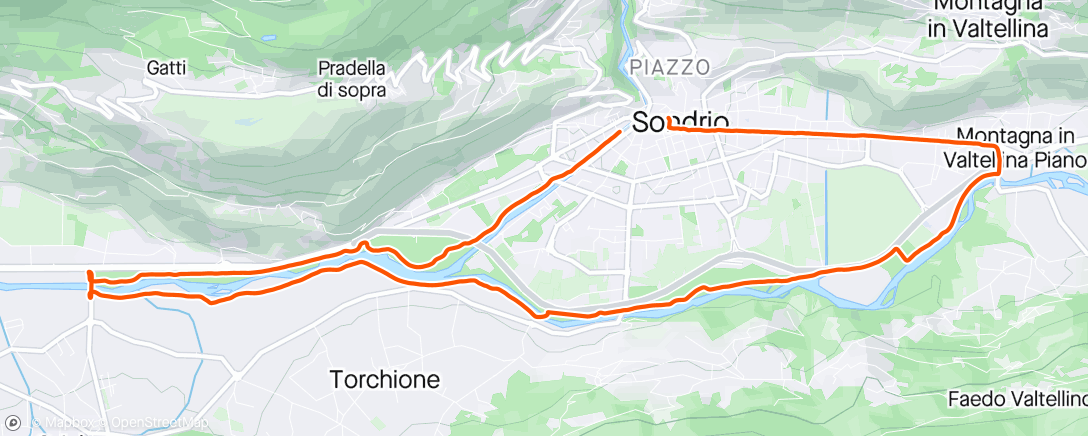 Map of the activity, Lungo lento