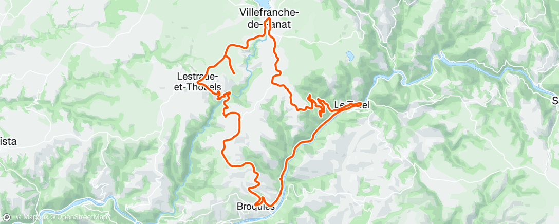 Carte de l'activité