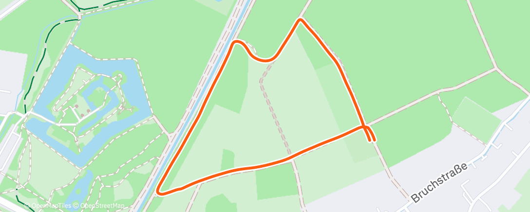 Карта физической активности (Wanderung am Morgen)