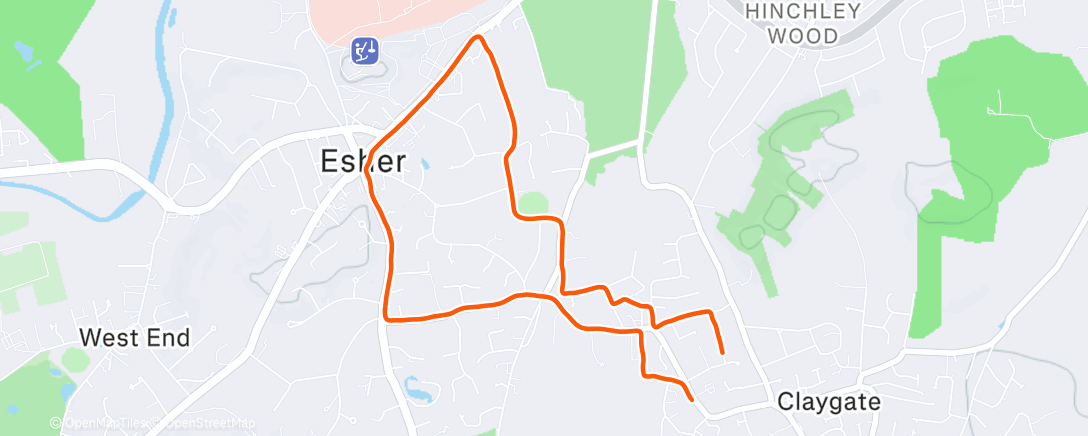 Map of the activity, Dark Mode Activated