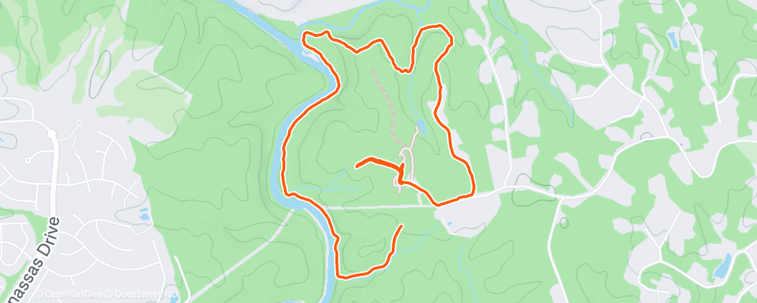 Map of the activity, Hemlock Overlook Regional Park