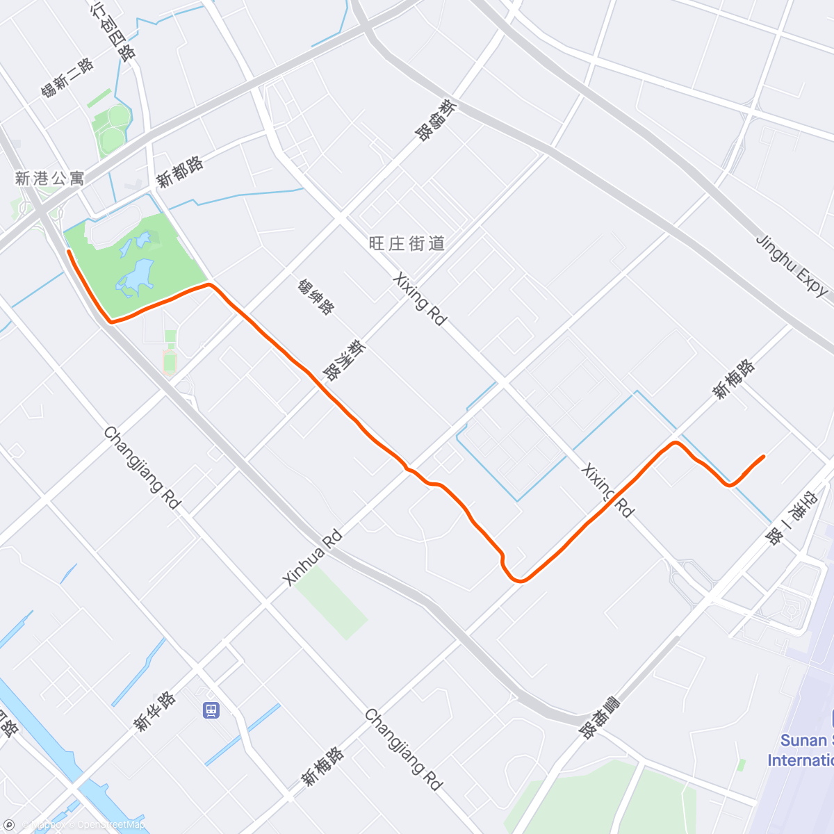 Map of the activity, Bike pick-up - I guess first run since 18mth