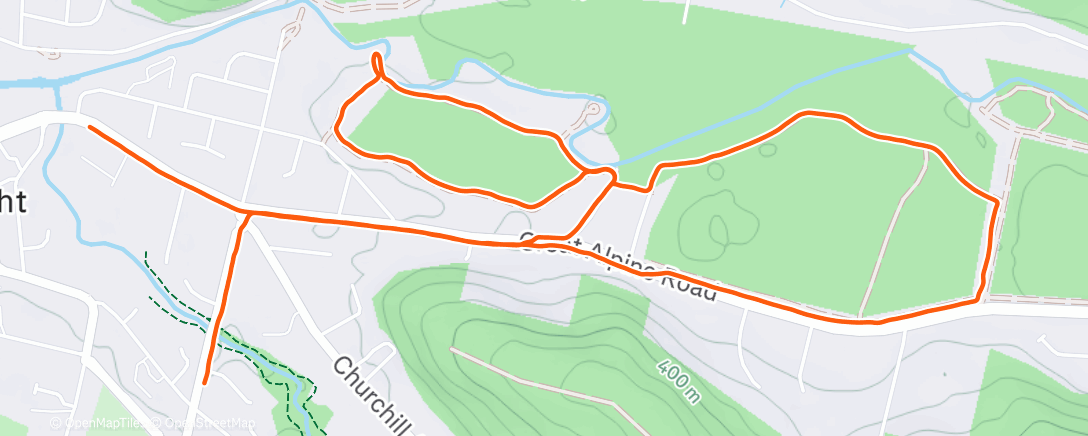 「Morning Run」活動的地圖