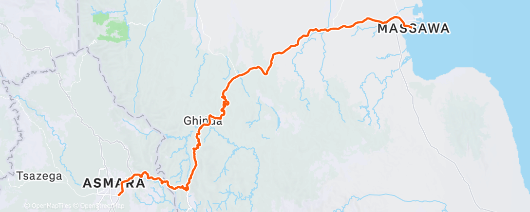 Карта физической активности (Morning Ride)