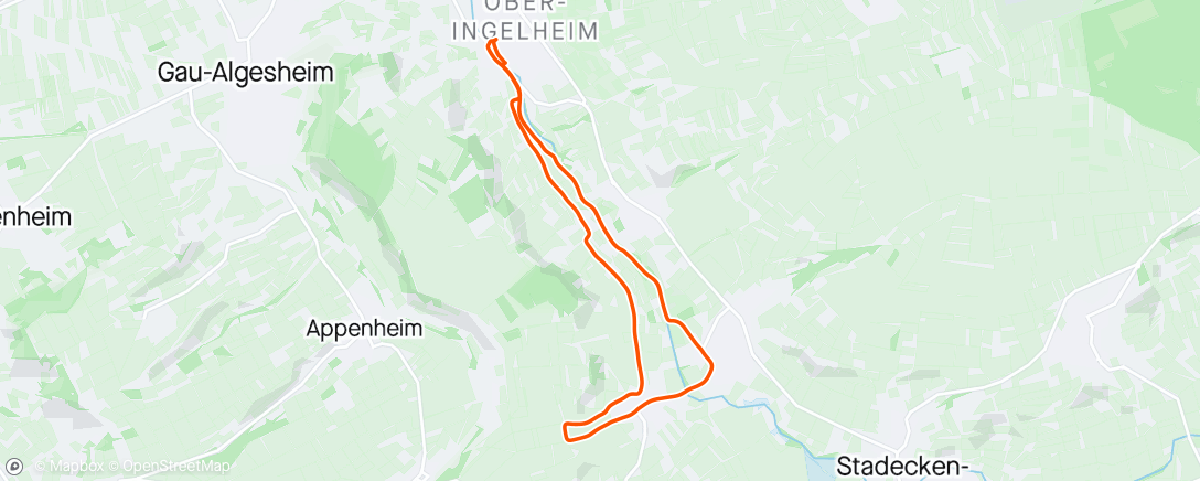 Map of the activity, Bubenheim - Schwabenheim 🐕‍🦺