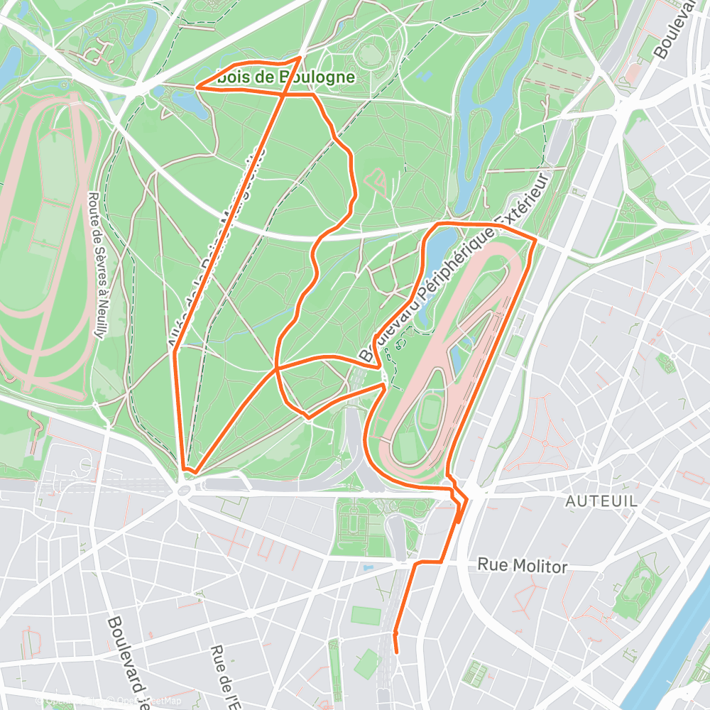 Map of the activity