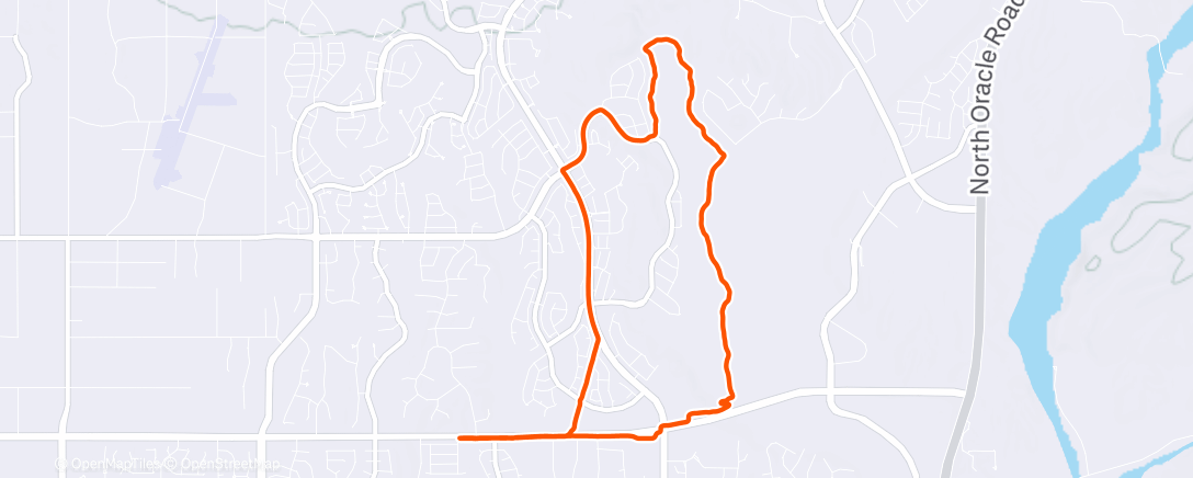 Map of the activity, Big Wash