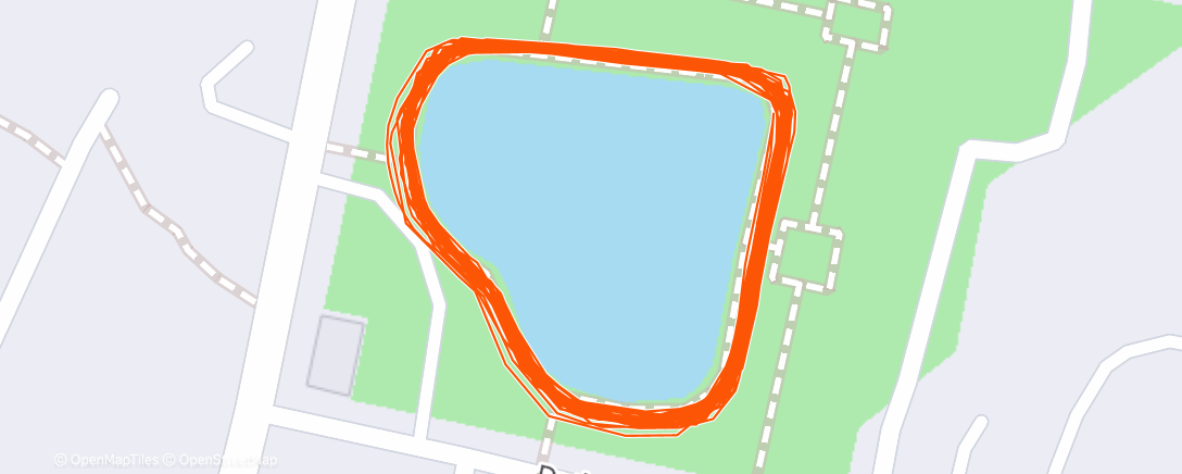 Map of the activity, Morning Run