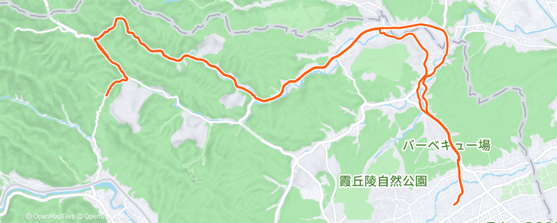 Map of the activity, Z1-2Ride