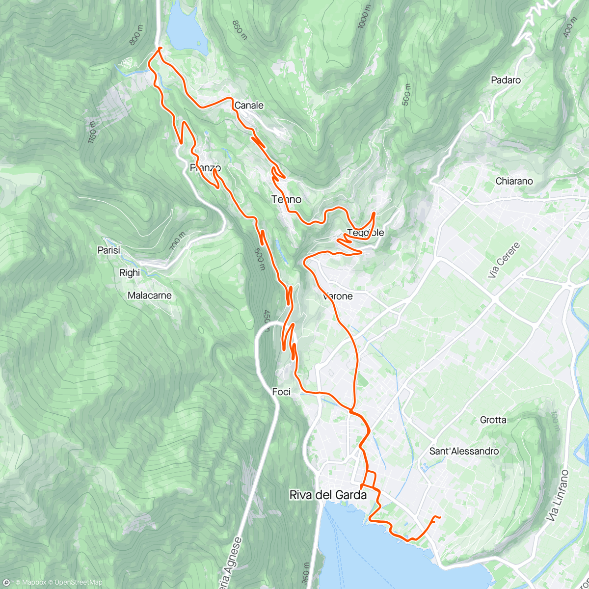 Map of the activity, 🚴🇮🇹 afternoon ride Riva del Garda - Lago di Tenno