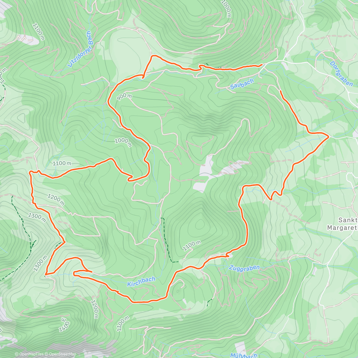 Map of the activity, After Christmas Hike Breitenberghütte 🎄