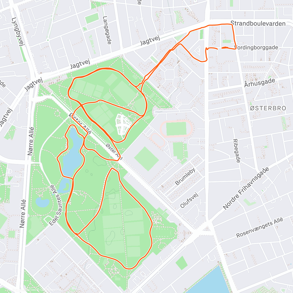 Map of the activity, Glædelig Jul / Joyeux Noël / Merry Christmas