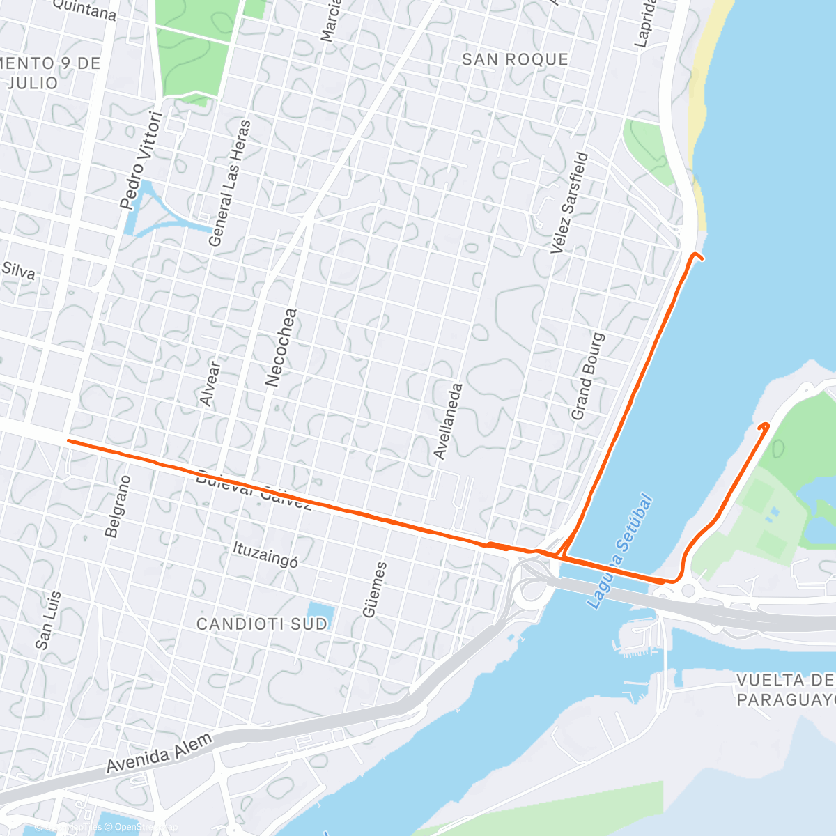 Карта физической активности (Santa Fe!)