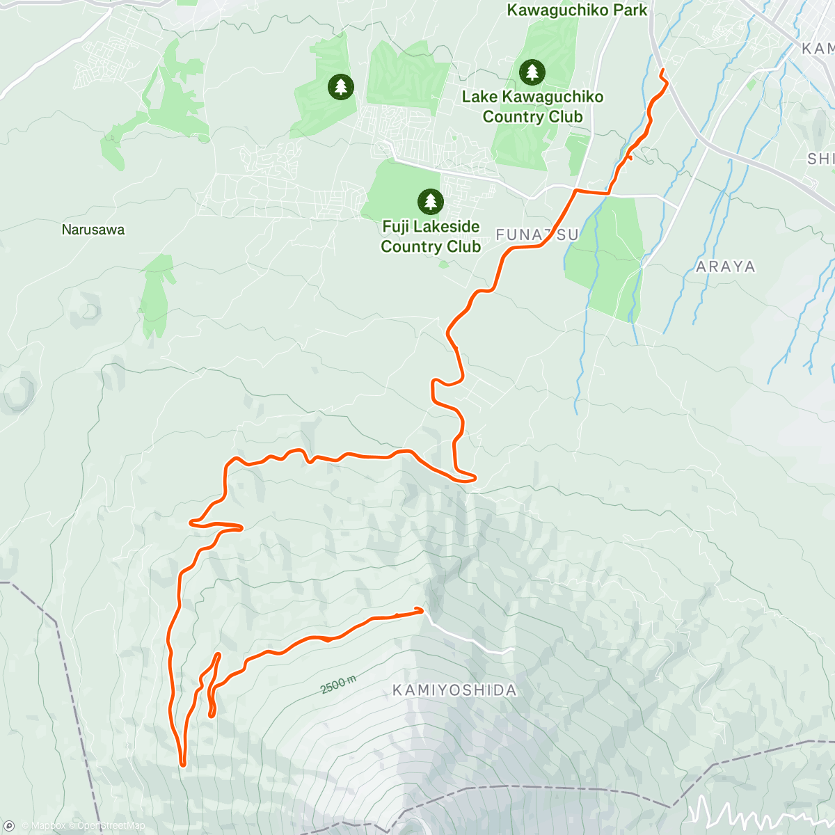 Map of the activity, 富士ヒル⑤