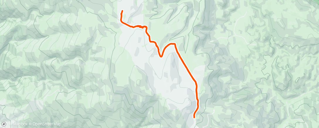 Map of the activity, Hike thru the snow with an e bike