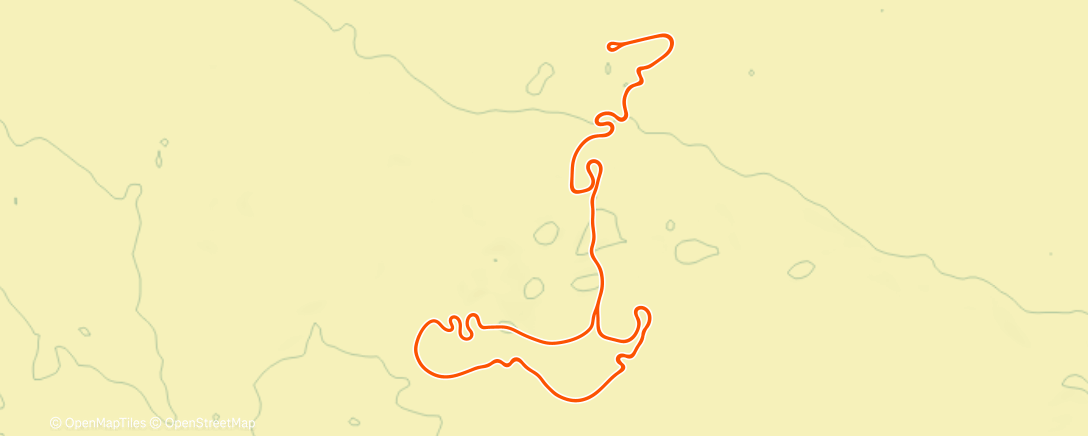 Карта физической активности (MyWhoosh Road Race)