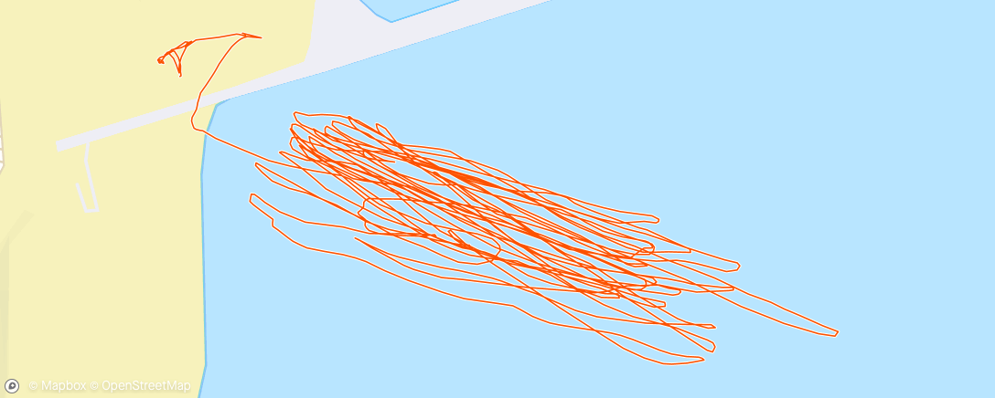 Map of the activity, Lunch Kitesurf