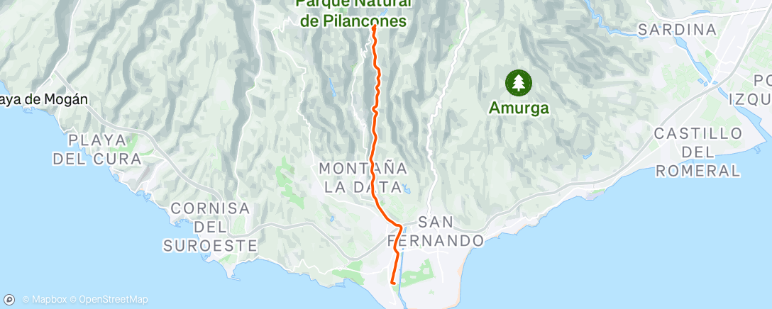Map of the activity, I cap a l'hotel després de la crono