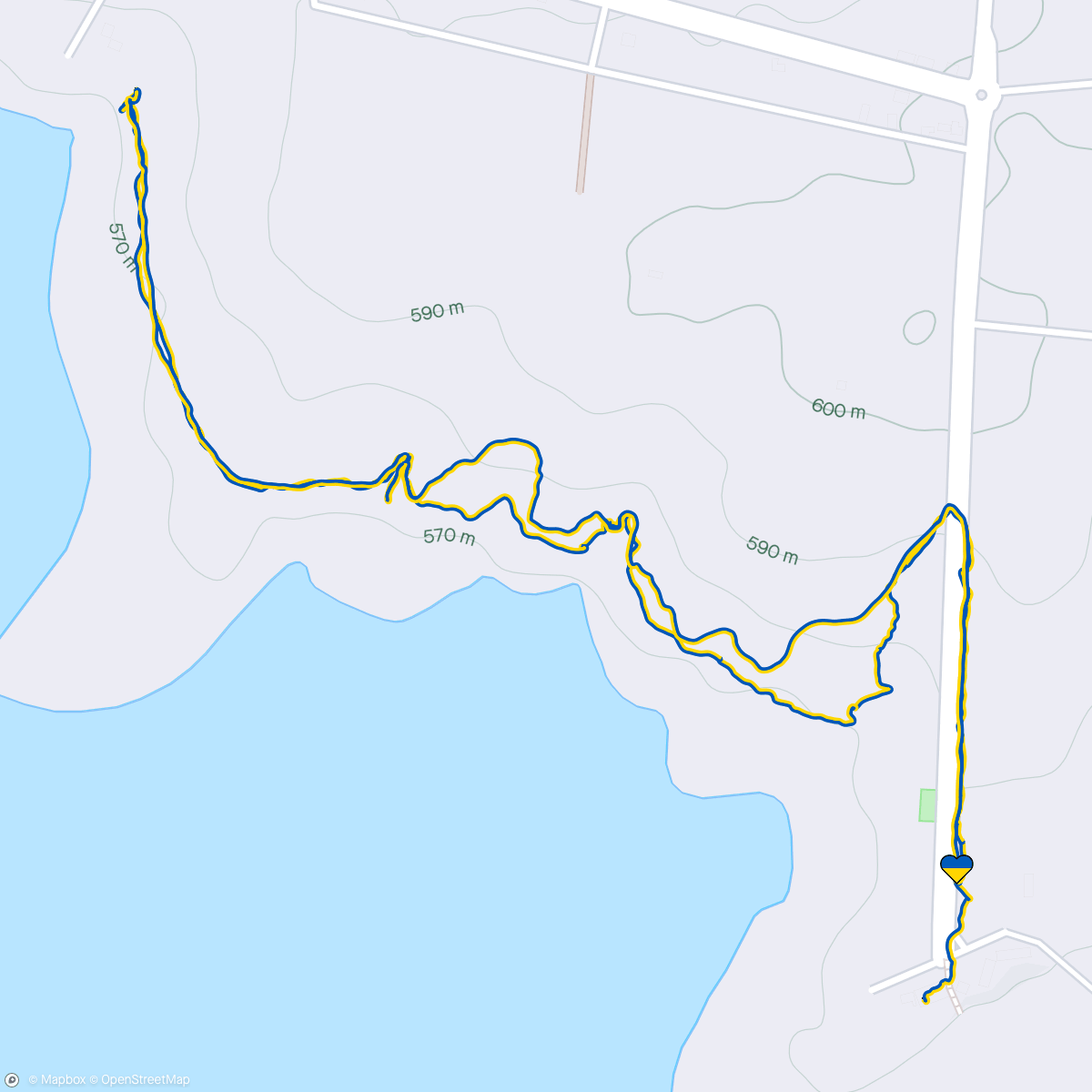 Map of the activity, Circuito Mar de Minas. Primeiro round,  Trail Run.