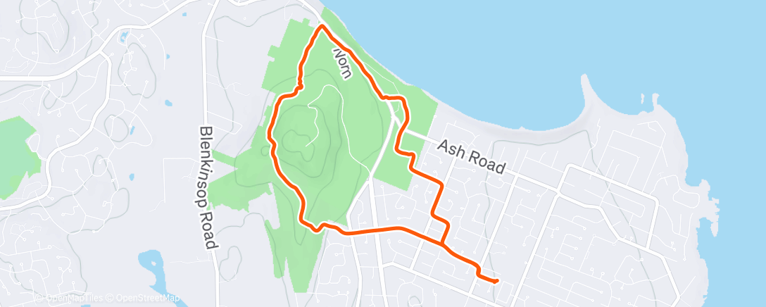 Map of the activity, Classic Saddle Loop