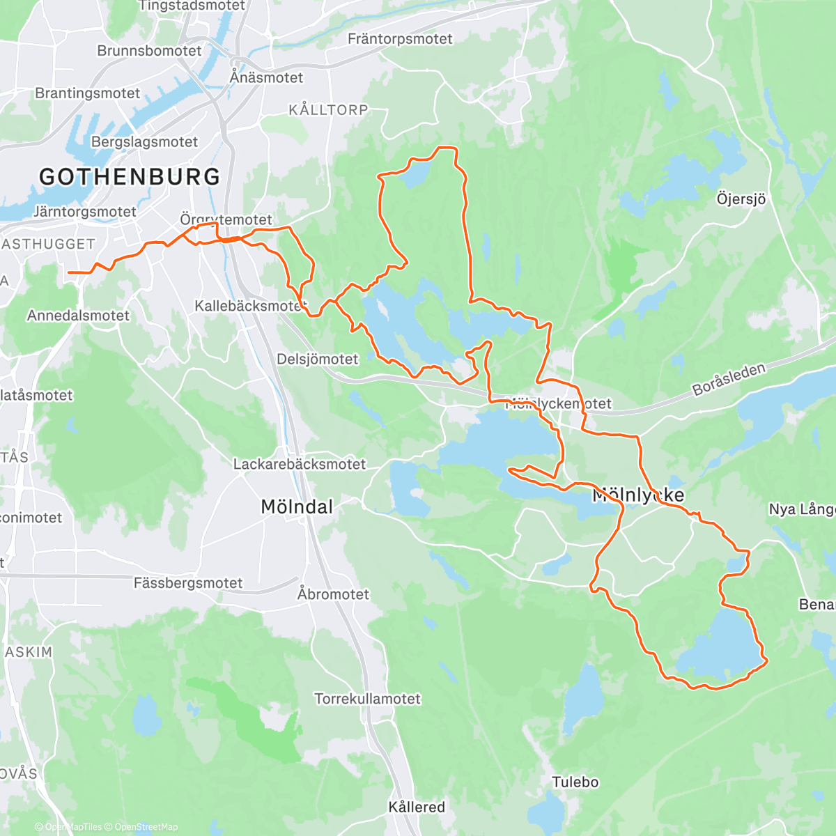 Mappa dell'attività Snötur