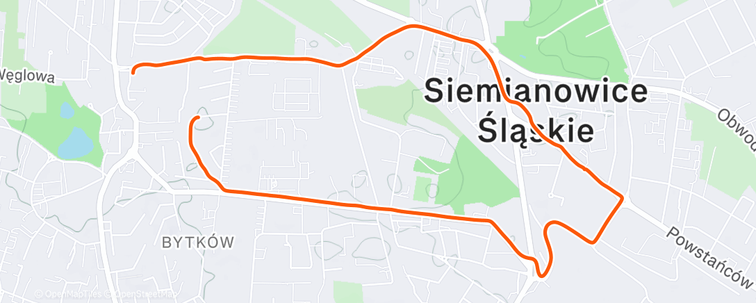 Map of the activity, Afternoon Walk