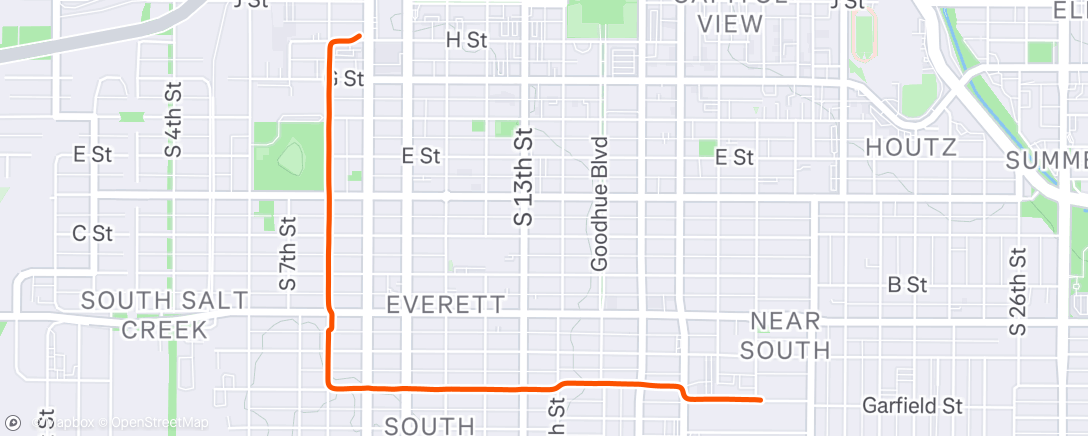 Map of the activity, Morning Ride