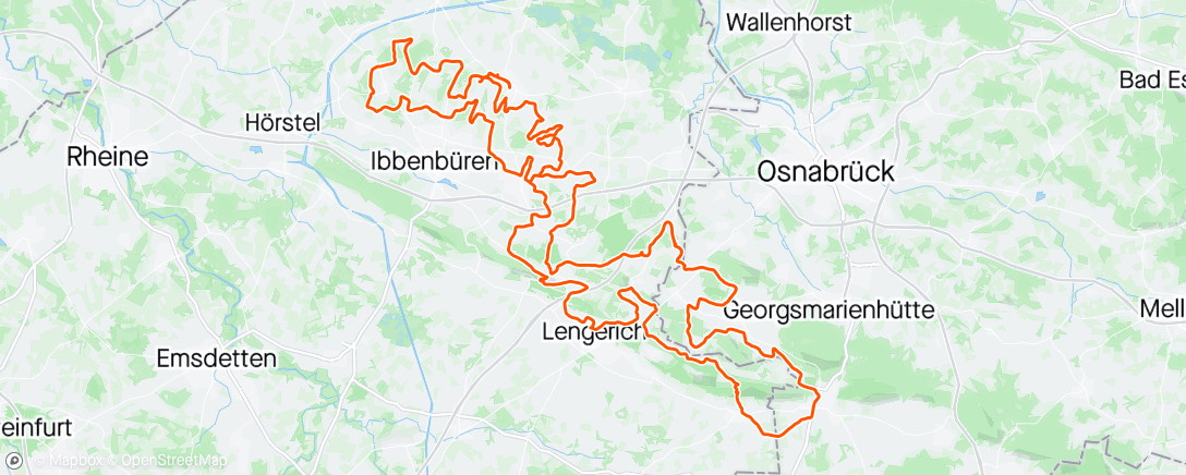 Map of the activity, Rundfahrt Tecklenburg met Jenneke