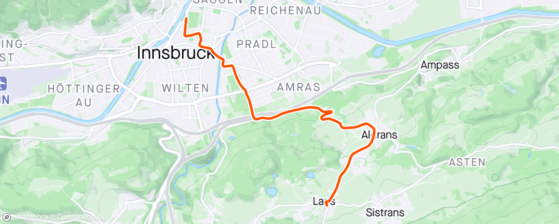 Map of the activity, Zwift - Lavender Unicorn in Innsbruck