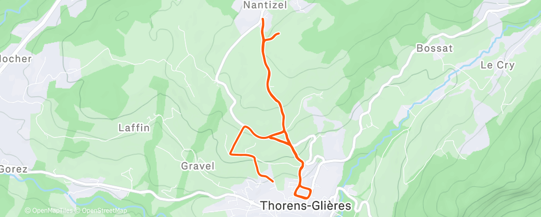 Mappa dell'attività Croix Esparzales