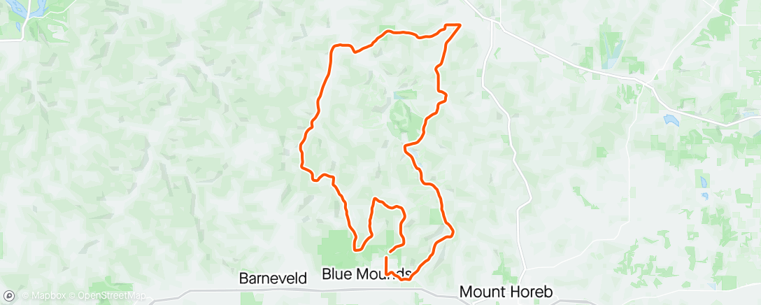 Карта физической активности (Sunset Brigham ride)
