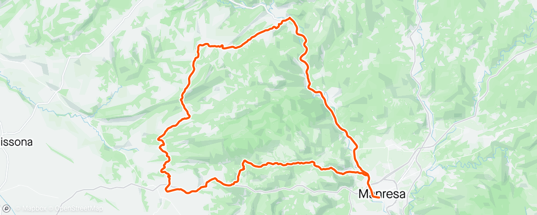 Map of the activity, Catalunya stage 1