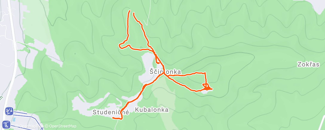 Map of the activity, Gírová🙏