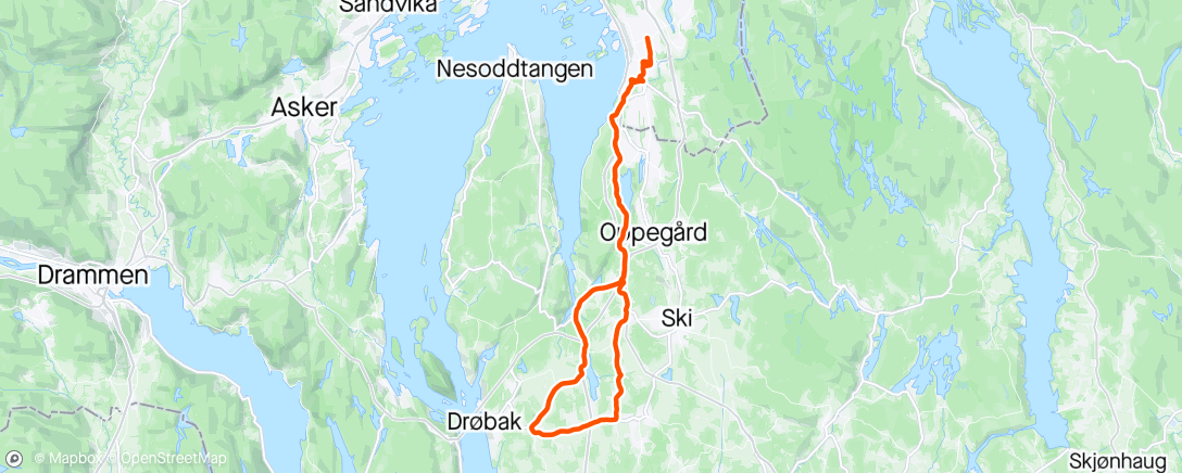 Map of the activity, Klommesteinveien debut 2024