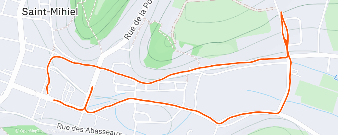 Map of the activity, Échauffements