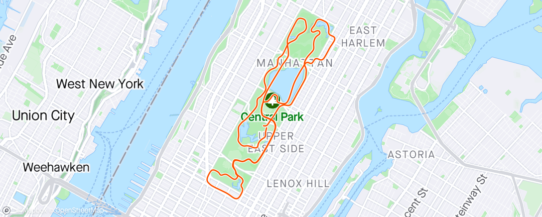 アクティビティ「Zwift - Group Ride:  Standard | Stage 3 | The Zwift Big Spin 2024 on Mighty Metropolitan in New York」の地図