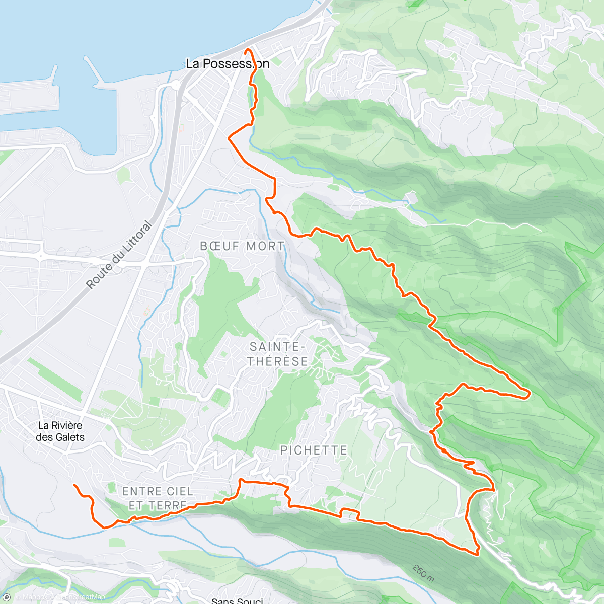 Map of the activity, Ratinaud la douceur