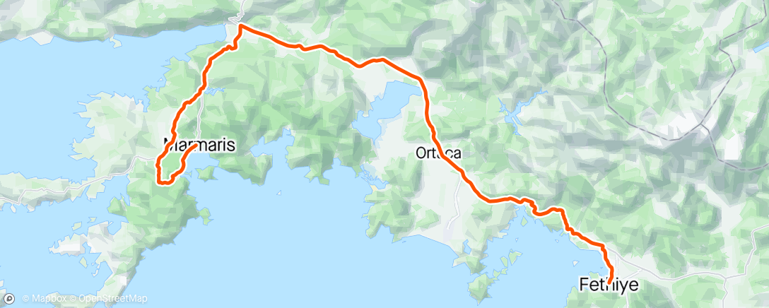 Map of the activity, Tour of Türkiye - Stage 3