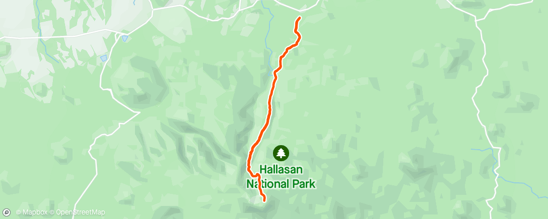 Carte de l'activité Morning Hike