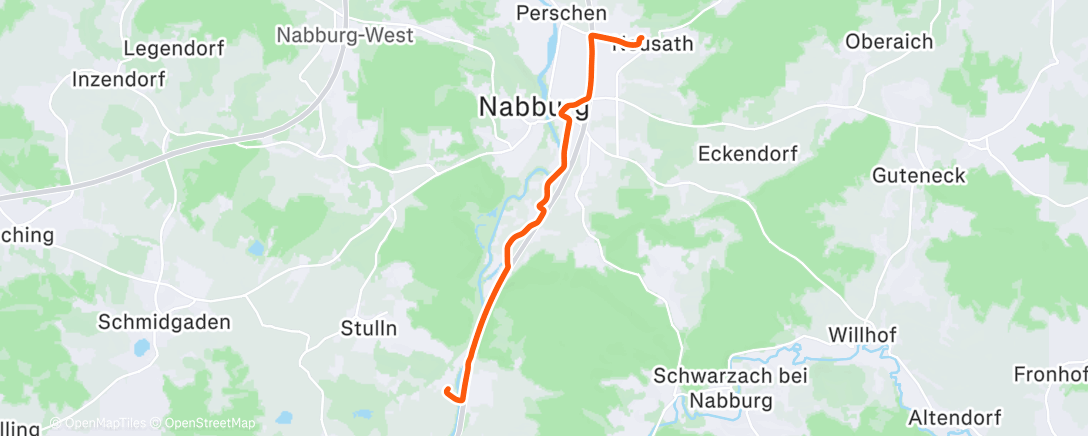 Map of the activity, Riders on the storm.