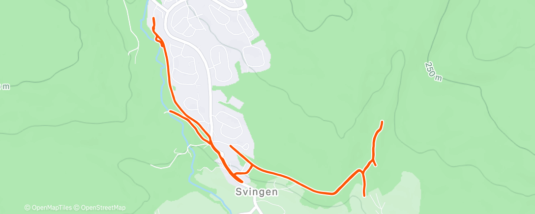 Map of the activity, Kloakkveien må være noe av det beste Konnerud har å by på