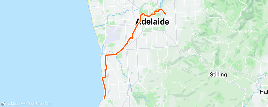 Map of the activity, Morning Ride