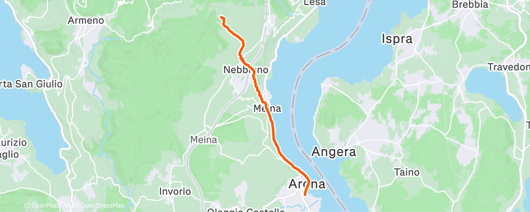 Map of the activity, Ochtendsessie trailrunning