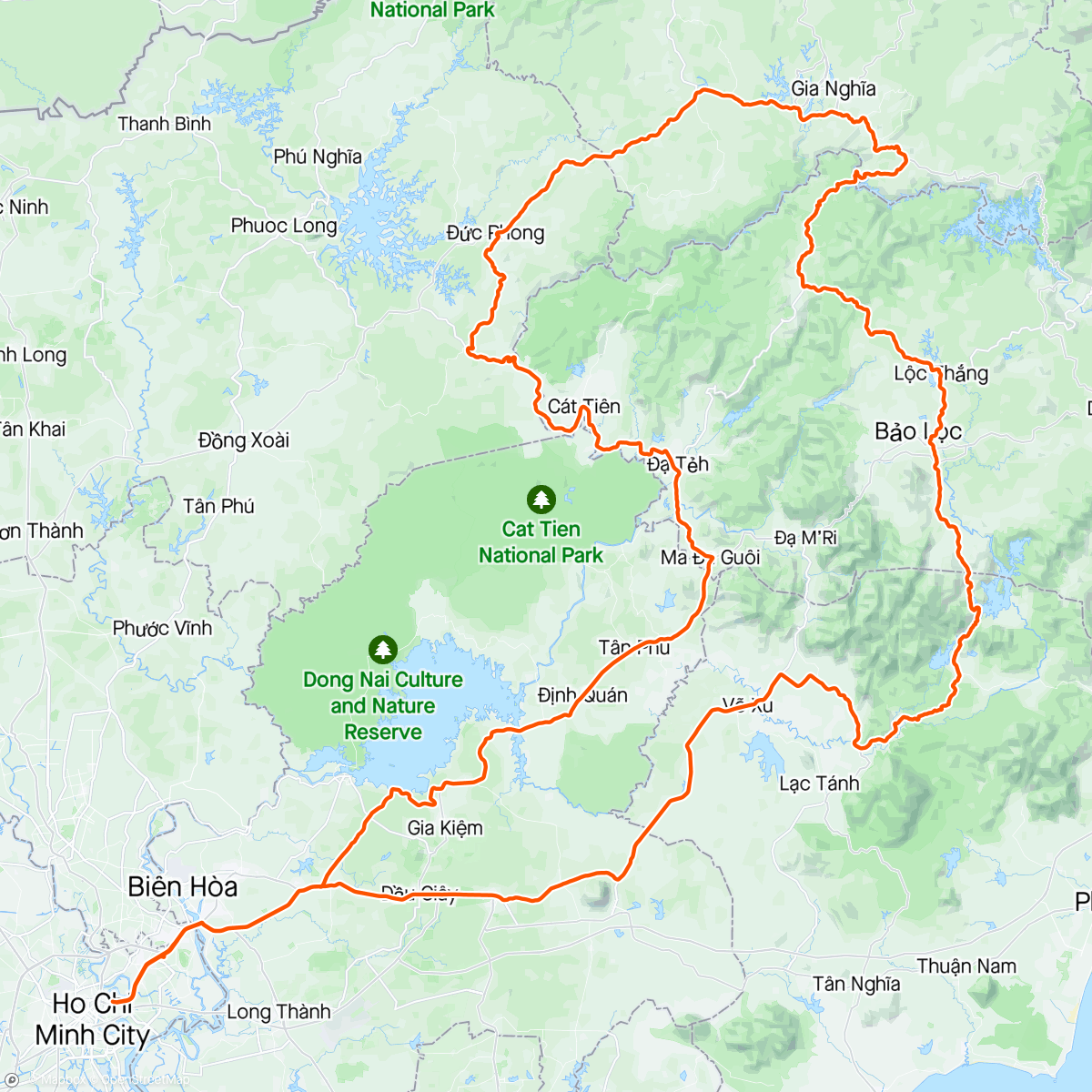 Map of the activity, Southern Highlands 600