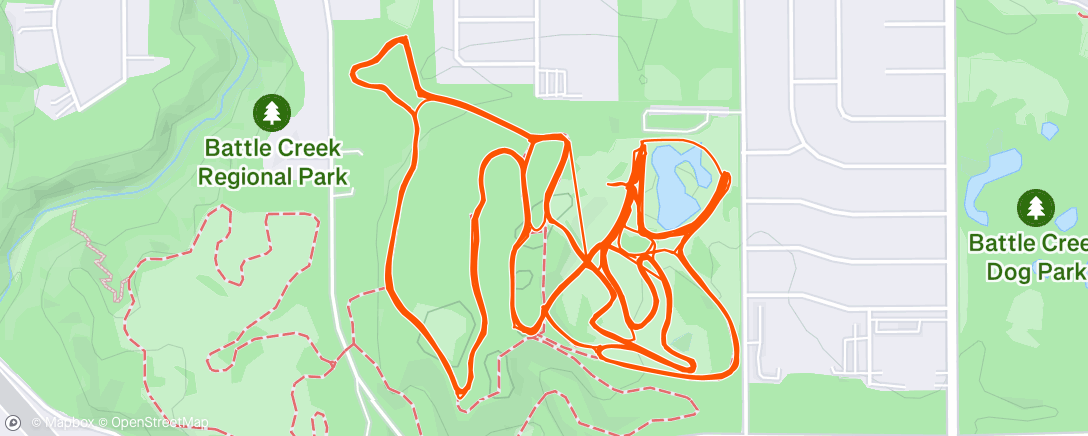 Map of the activity, BCFK III: Ski Hard Edition